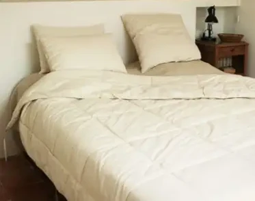 Une couette en laine